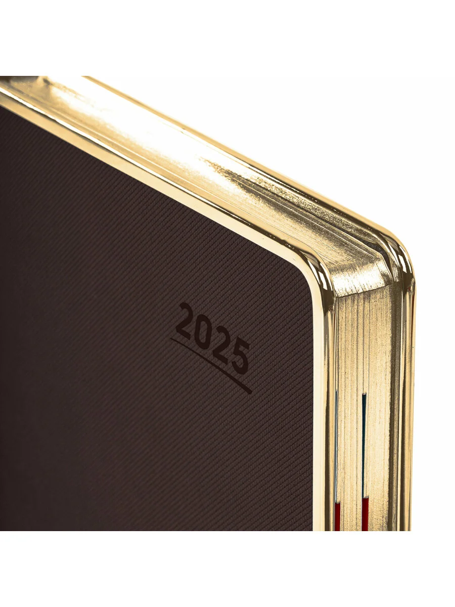 Ежедневник датированный 2025 Galant, планер, планинг, записная книжка А5, под кожу