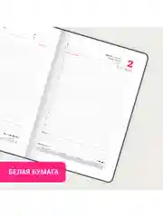 Ежедневник датированный 2025 Brauberg, планер планинг записная книжка А5, под кожу