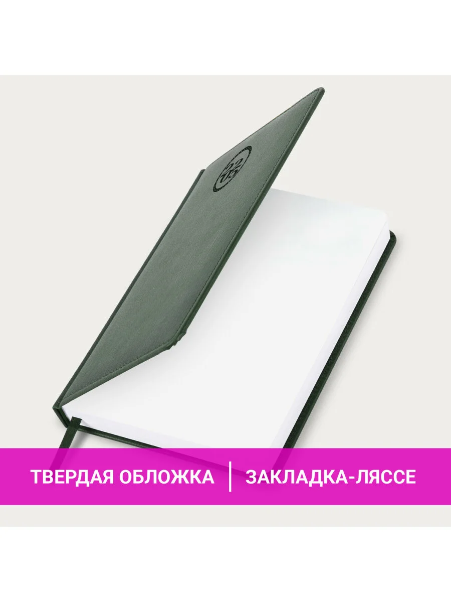 Ежедневник датированный 2025 Brauberg, планер планинг записная книжка А5, под кожу