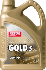 Синтетическое моторное масло TEBOIL GOLD S 5W40