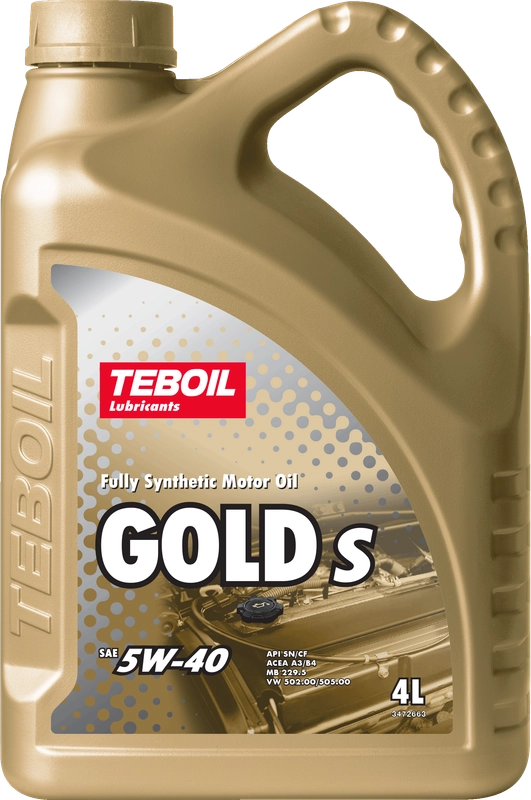 Синтетическое моторное масло TEBOIL GOLD S 5W40