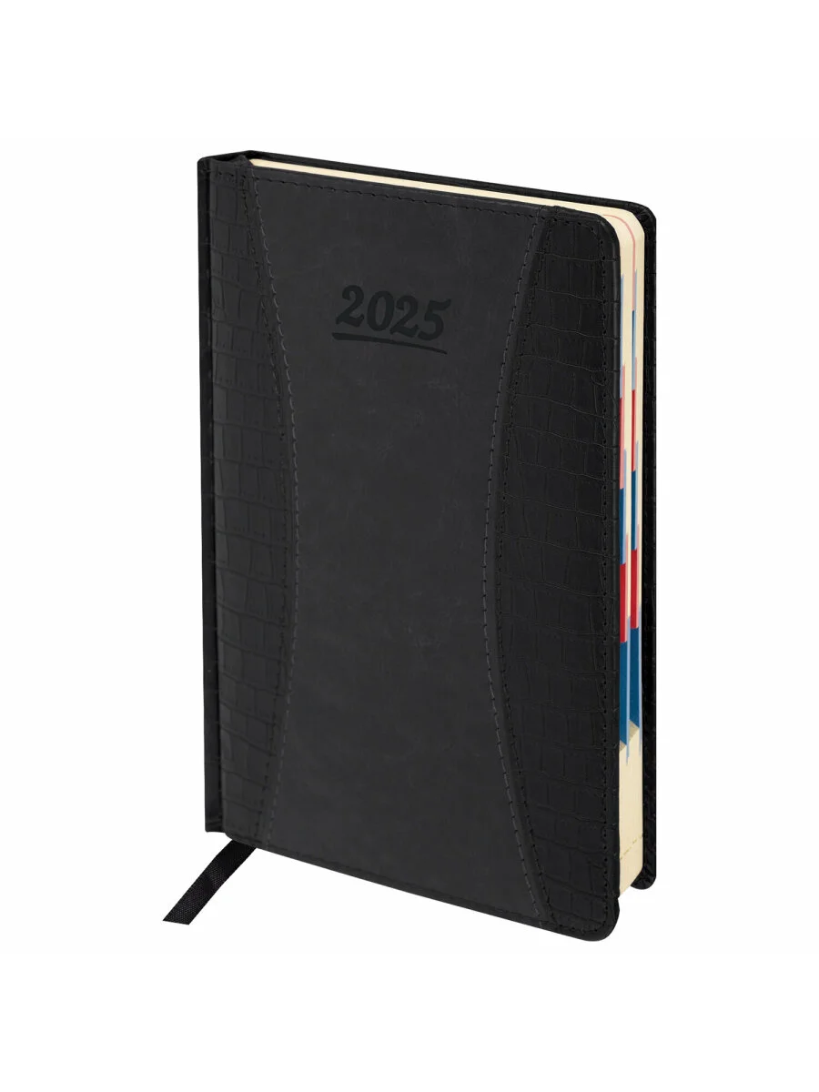 Ежедневник датированный 2025 Galant, планер, планинг, записная книжка А5, под кожу