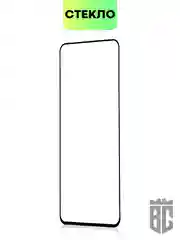 Прозрачный стекло для Realme GT 2 Pro защитное BROSCORP с олеофобным покрытием, черная рамка