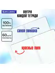 Предметные тетради 48 л набор A5 в клетку и линейку 12 штук, обложка аниме, Brauberg Anime