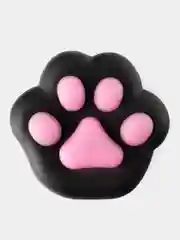 Черный антистресс  лапка котика игрушка для детей лапка, кошачья лапка мягкая