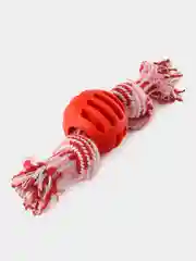 Красный игрушка для собак мяч на канате