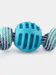 Синий игрушка для собак мяч на канате