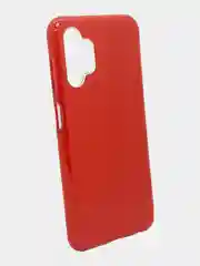 Красный чехол блестящий Samsung Galaxy A13 накладка c блёстками Самсунг А13
