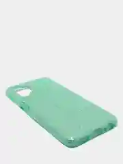 Бирюзовый чехол блестящий Samsung Galaxy A13 накладка c блёстками Самсунг А13