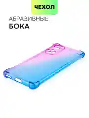Фиолетовый противоударный чехол BROSCORP для Honor 50 и Huawei Nova 9 силиконовый с усиленными углами
