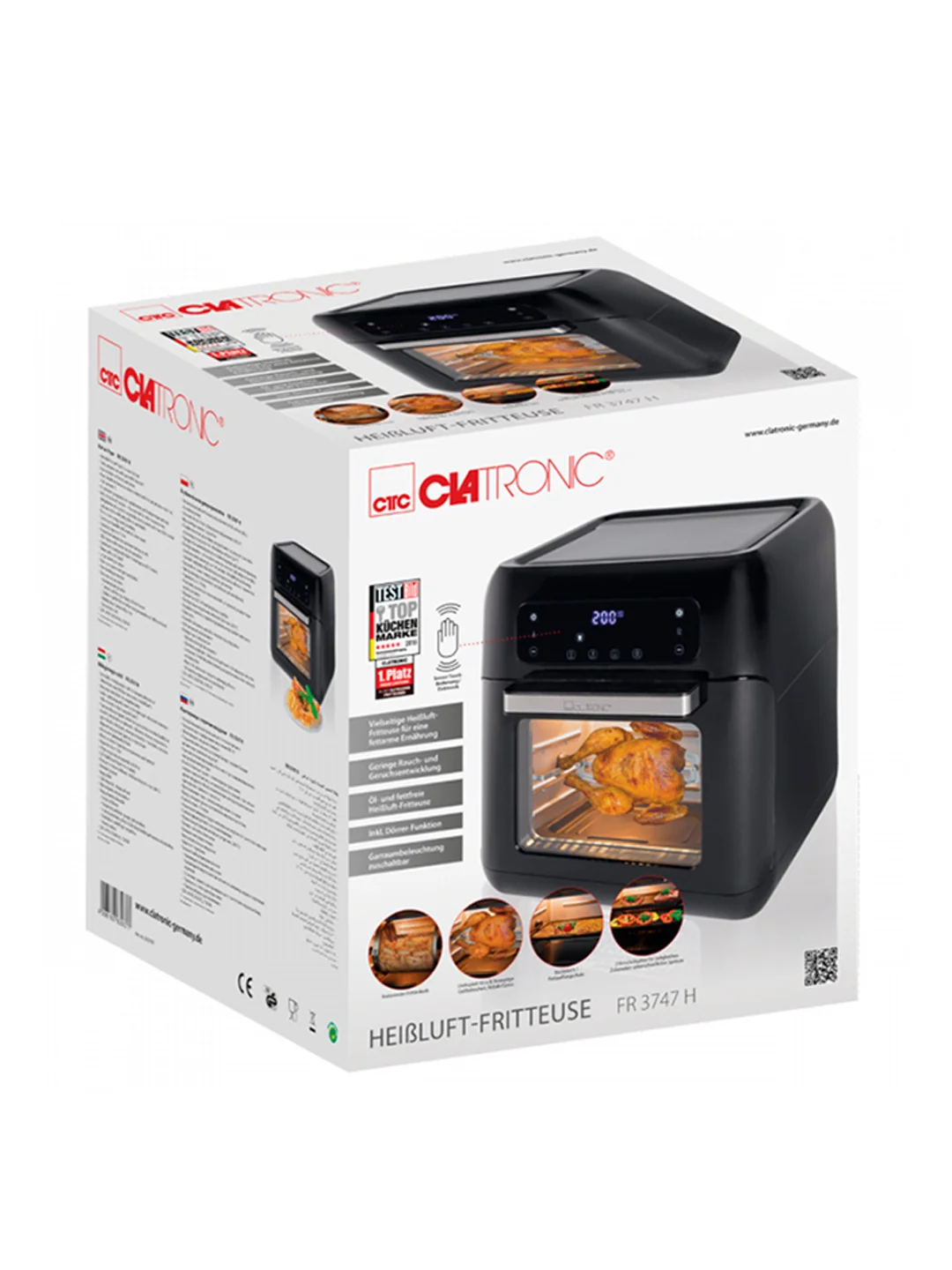 Аэрофритюрница Clatronic FR 3747 H