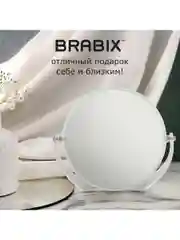 Зеркало настольное BRABIX, круглое, д.17см, двустороннее, с увеличением