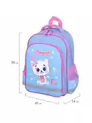 Рюкзак школьный для девочки Пифагор School, 1 отделение, 3 кармана, Yummy cupcake 271405