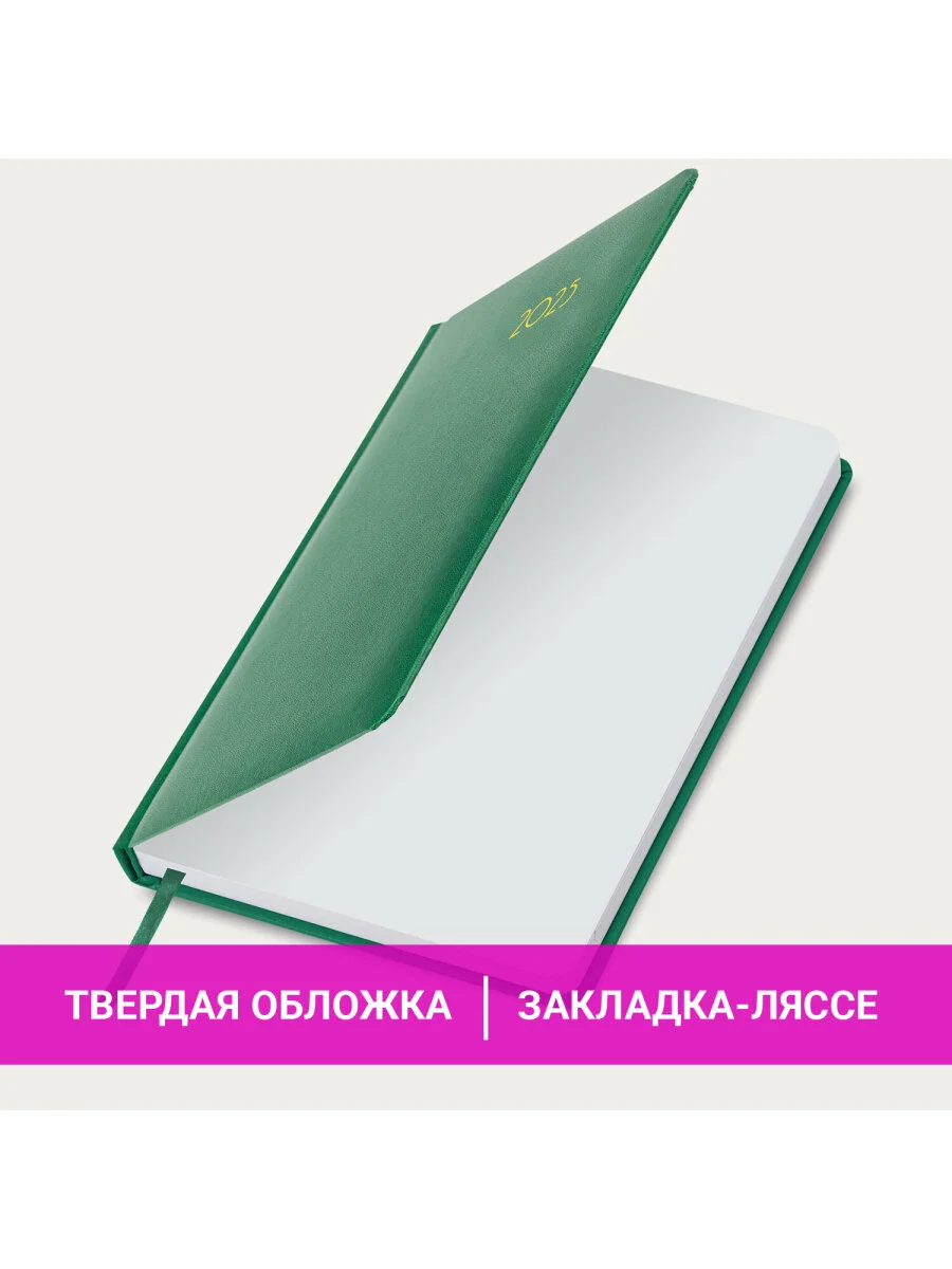 Ежедневник датированный 2025 Brauberg, планер планинг записная книжка А5, балакрон