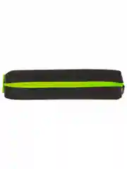 Пенал-косметичка BRAUBERG, мягкий, Black&Bright, черно-зеленый, 21х5х5 см, 229005