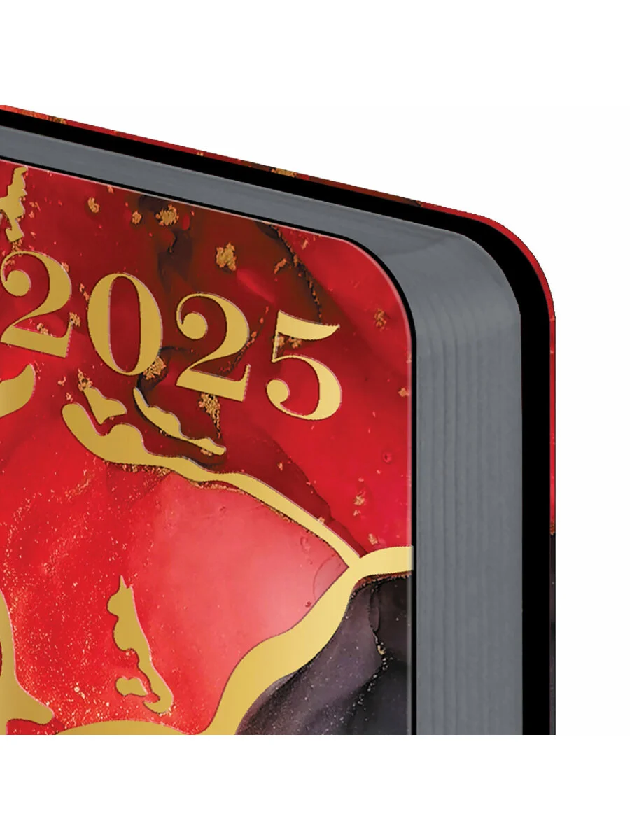 Ежедневник датированный 2025 Brauberg, планер планинг записная книжка А5, под кожу