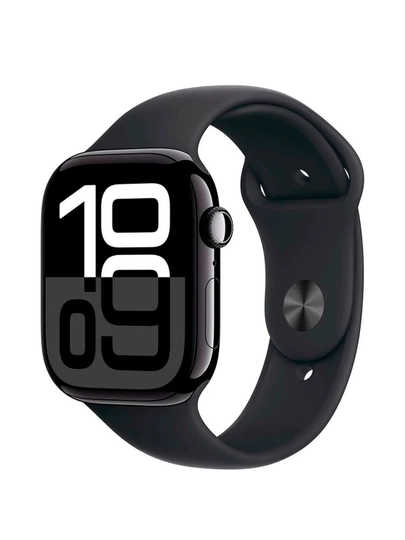 Смарт-часы Apple Watch Series 10 черныйрем.черный