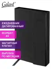 Ежедневник датированный 2025 Galant, планер, планинг, записная книжка А5, под кожу