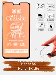 Защитное стекло Honor 8X, гибкое стекло на хонор 8х матовое керамическое