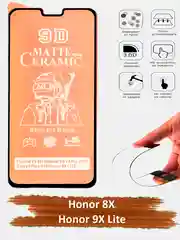 Защитное стекло Honor 8X, гибкое стекло на хонор 8х матовое керамическое