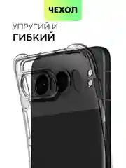 Прозрачный чехол для OnePlus Nord 4 противоударный силиконовый BROSCORP, защита камер, усиленные углы