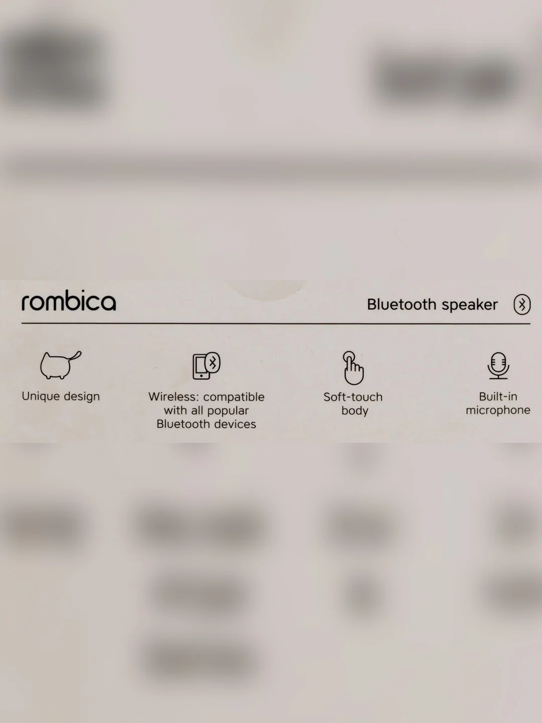 Портативная колонка BLUETOOTH BT-S052 ROMBICA