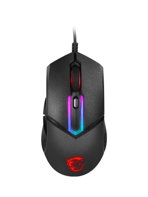 Мышка USB OPTICAL GAMING BLACK/RGB CLUTCH GM30 MSI
