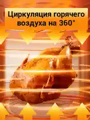 Черный аэрогриль KaringBee SZ-A805 / JD989 /  JD1189, фритюрница, аэрофритюрница