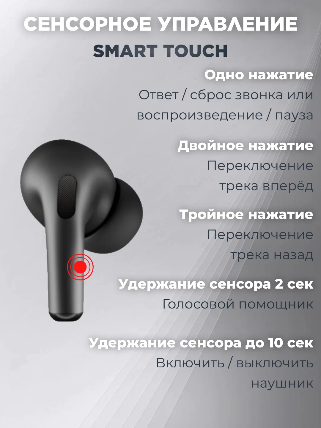 Черный беспроводные наушники Pods Pro c микрофоном, сенсорные, с анимацией для iPhone, Android