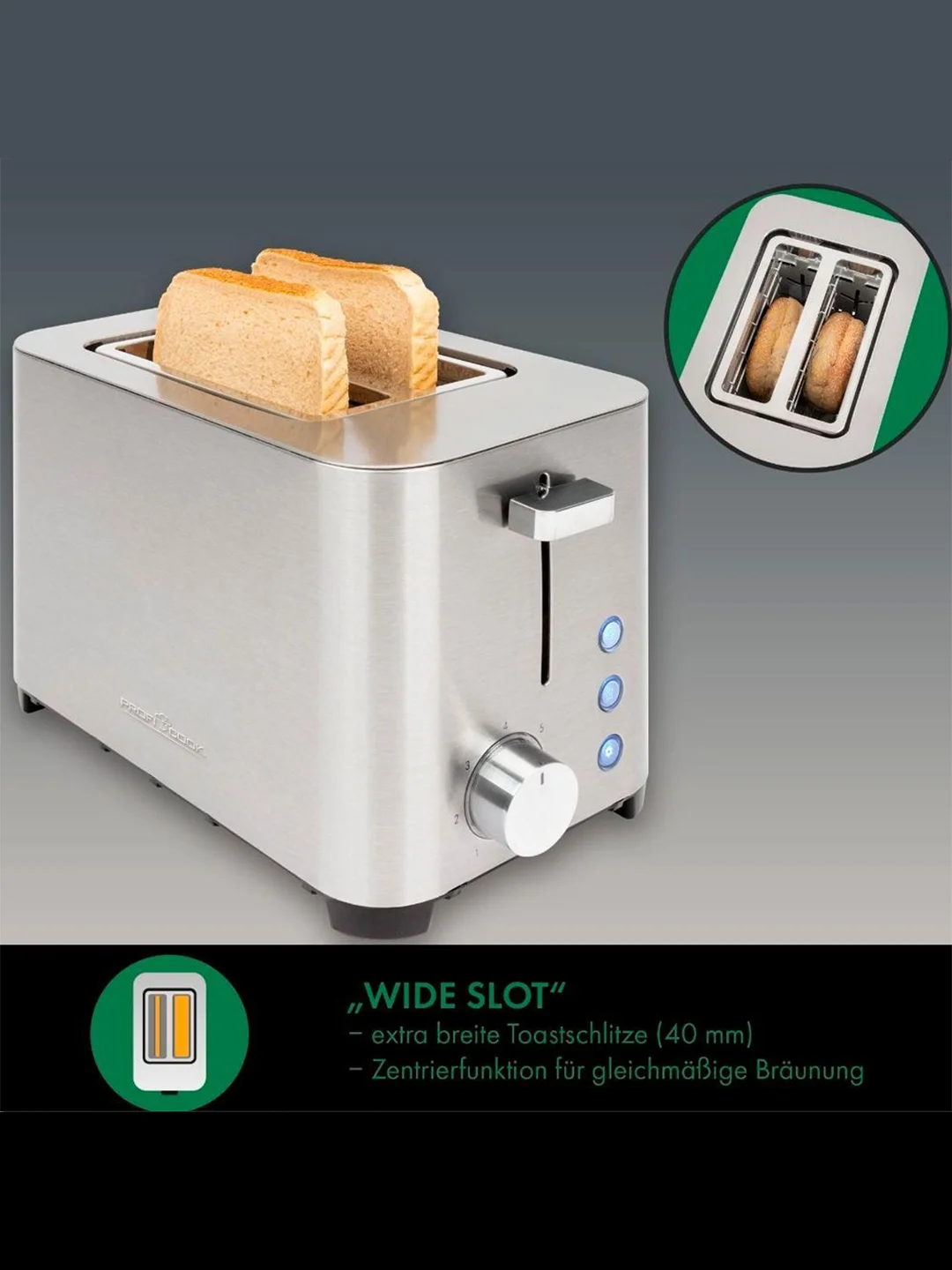 Тостер Profi Cook PC-TA 1251 inox