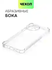 Прозрачный противоударный чехол для Realme 11 4G, силиконовый, BROSCORP, с усиленными углами