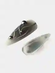 Индиго накладные ногти с дизайном, 24 штуки, с клеем для ногтей