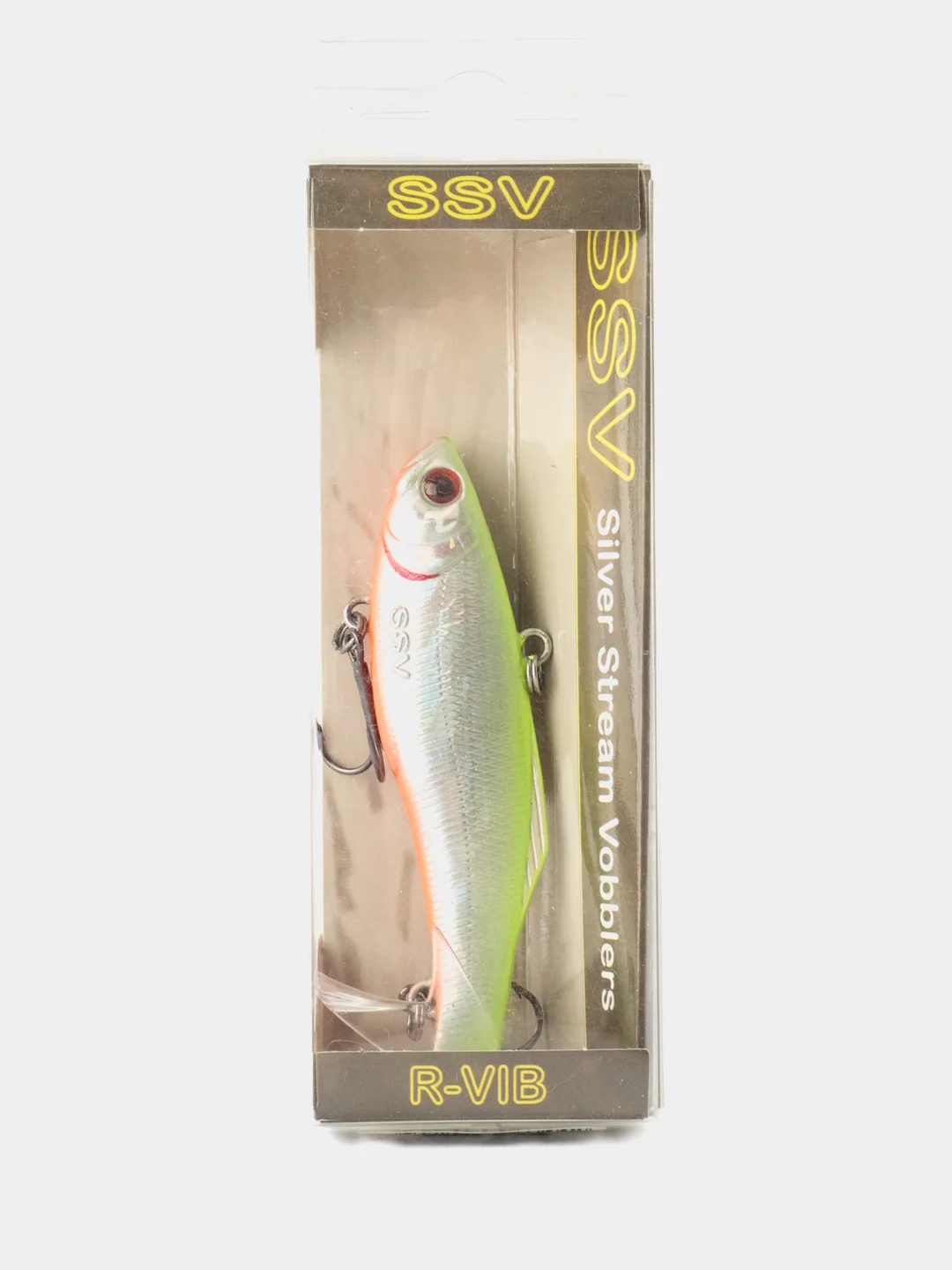 Желтый ратлин Silver Stream VIB 80 mm, 18 г