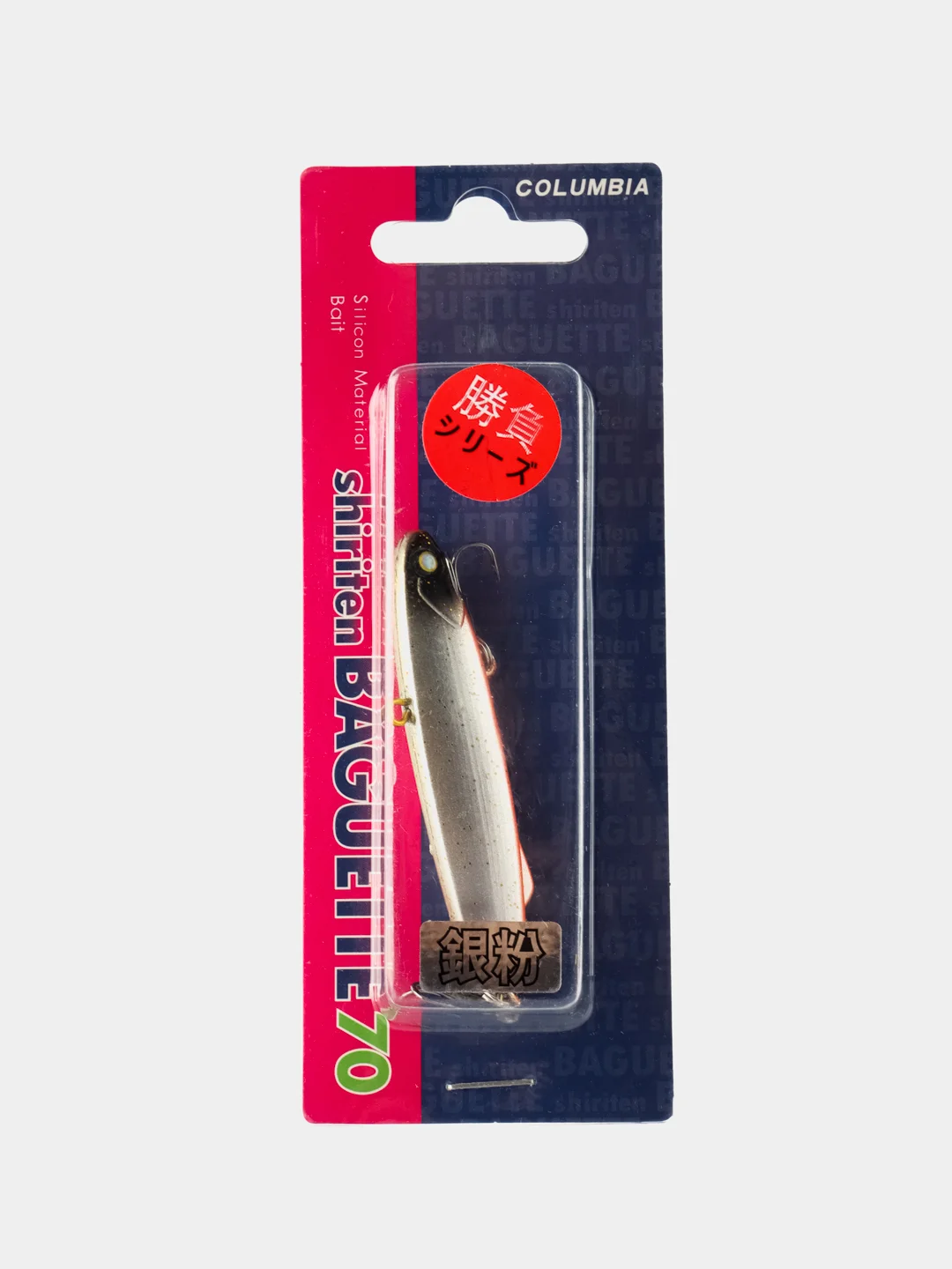 Серебряный ратлин Columbia Baguette VIB 70 mm, 17 г