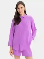 Костюм женский летний, повседневный, с шортами и рубашкой