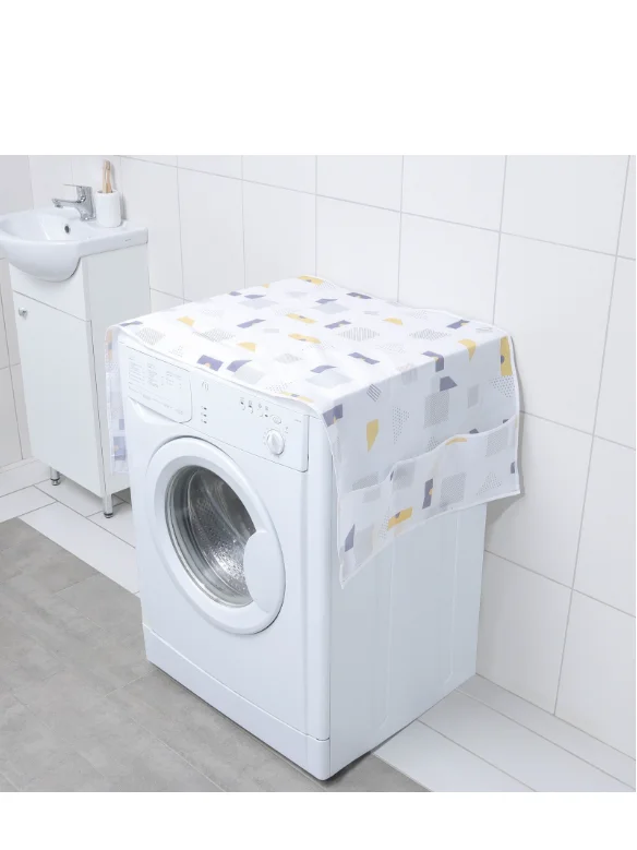 Чехол для бытовой техники с кармашками, PEVA, 128 х 54.6 см, разные цвета