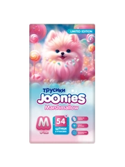 Подгузники-трусики JOONIES Marshmallow, размер M (6-11 кг), 54 штуки