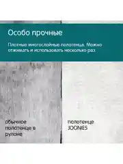 Полотенца одноразовые из нетканого материала Joonies, 60 штук