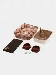 Молочный набор для кошек и котят: лежанка, когтеточка, лоток, миска, совок, кошачья мята