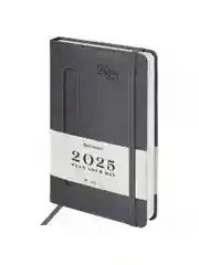 Ежедневник датированный 2025 Brauberg, планер планинг записная книжка А5, под кожу