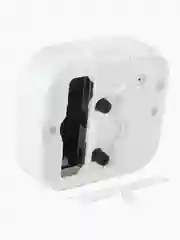 Белый часы-будильник Perfeo Quartz "PF-TC-004", прямоугольные 8*7,5 см
