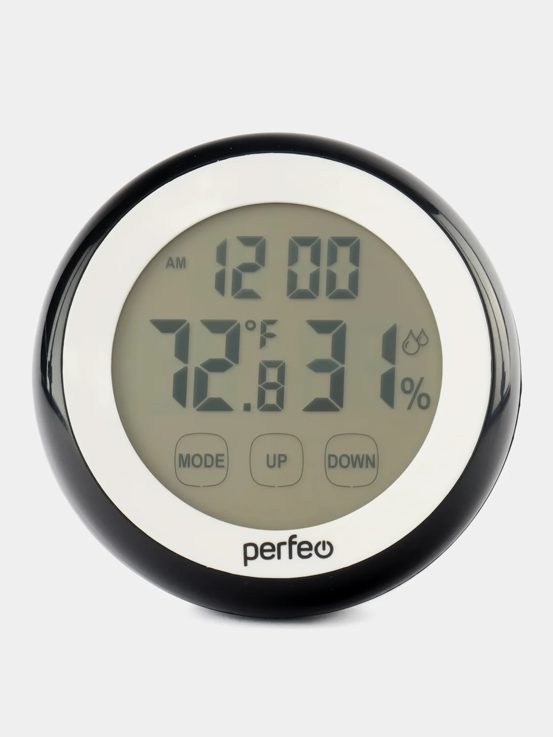 Часы-метеостанция Perfeo "Ike", (PF-F3305B) время, температура, влажность
