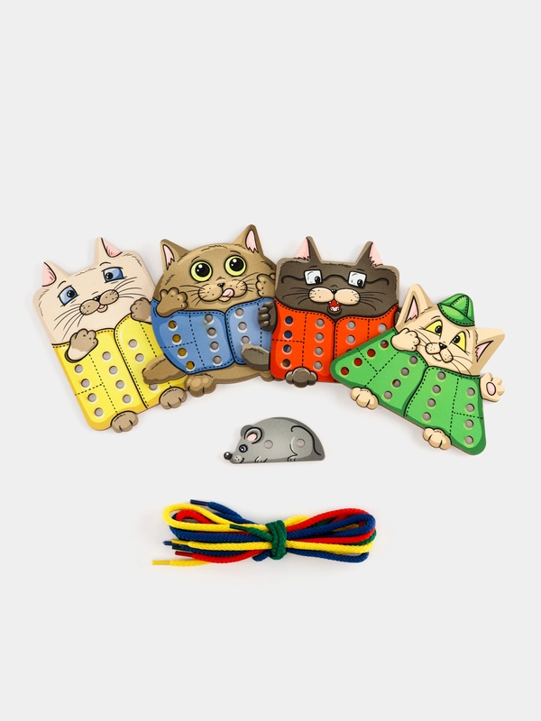 Шнуровка "Коты"