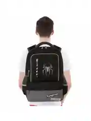 Рюкзак школьный для мальчика Brauberg Star, 1 отделение, 5 карманов, Spider, 229978