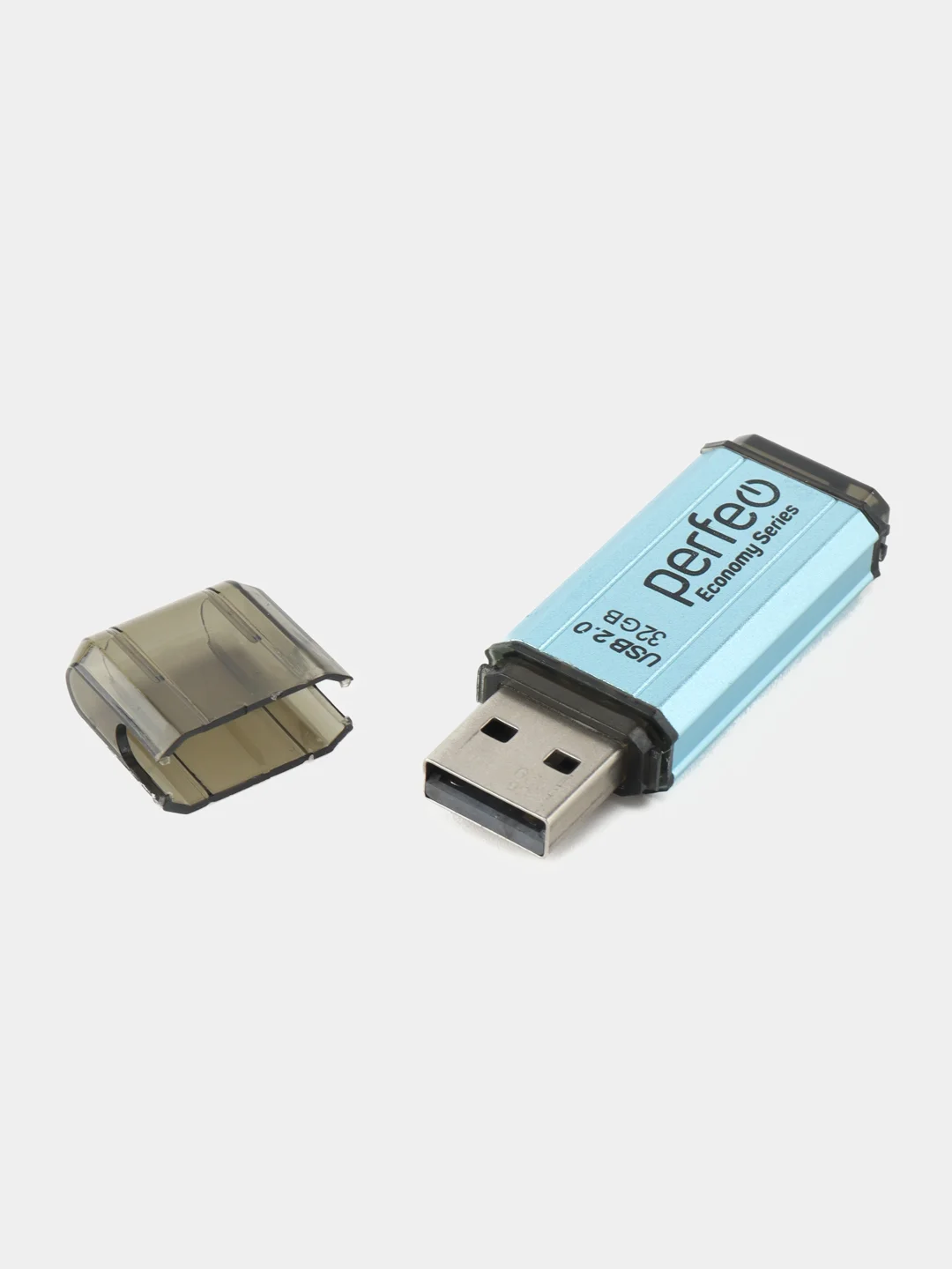 Голубой флеш-накопитель Perfeo USB 32GB E02 economy series