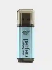 Голубой флеш-накопитель Perfeo USB 32GB E02 economy series