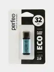 Голубой флеш-накопитель Perfeo USB 32GB E02 economy series