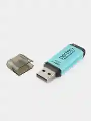 Зеленый флеш-накопитель Perfeo USB 32GB E02 economy series