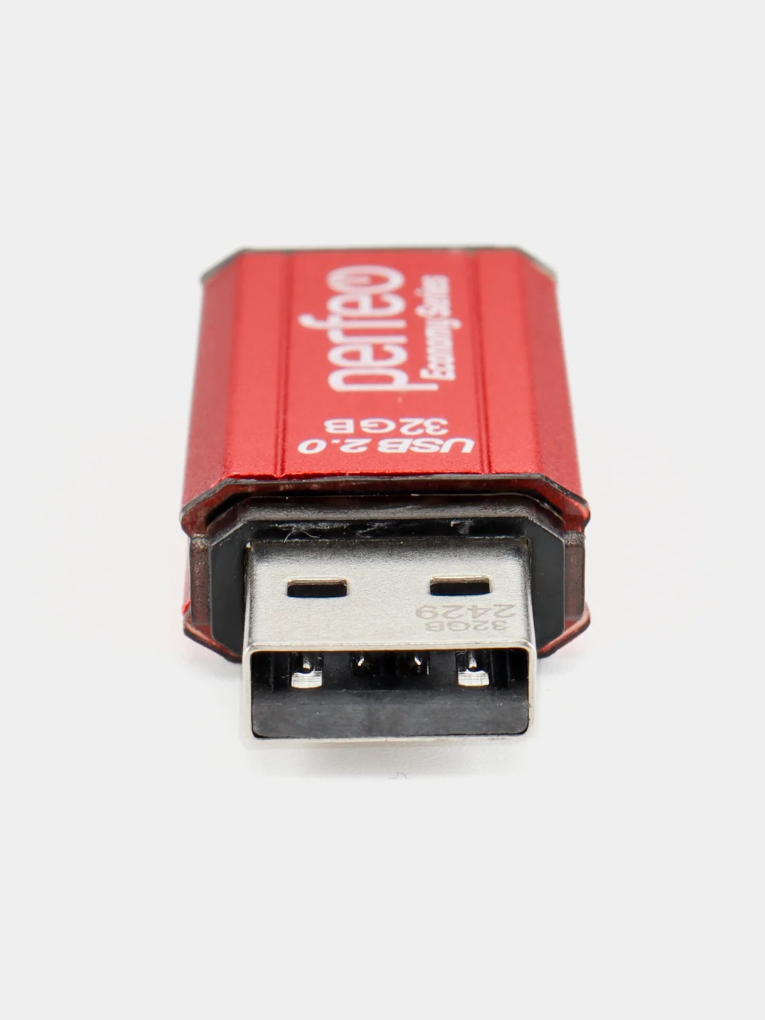 Красный флеш-накопитель Perfeo USB 32GB E02 economy series