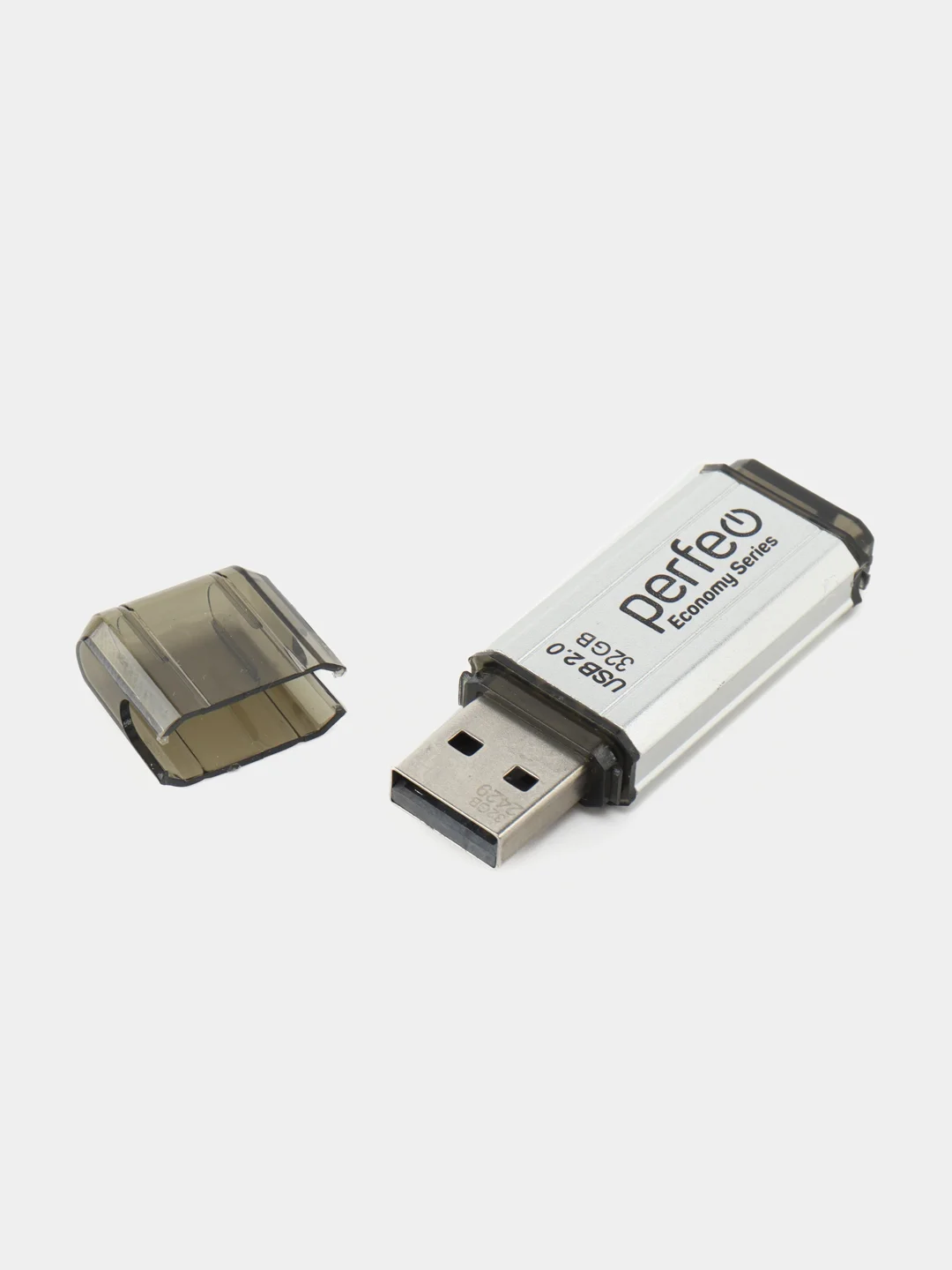 Серебряный флеш-накопитель Perfeo USB 32GB E02 economy series